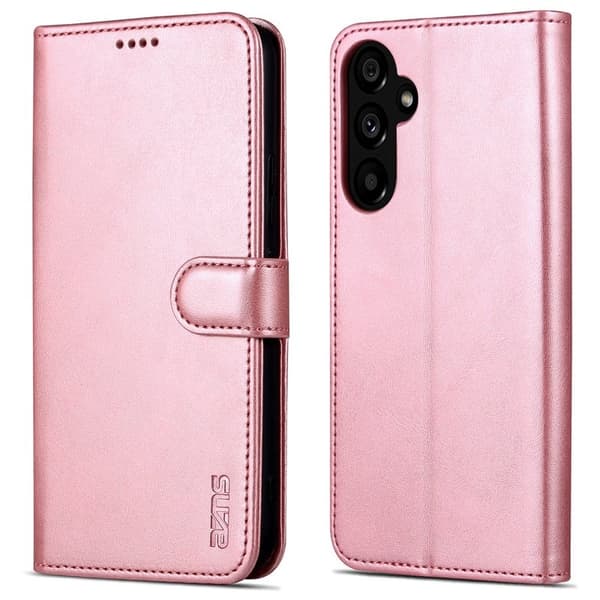 AZNS Samsung Galaxy A55 5G Plånboksfodral i Konstläder - Roséguld