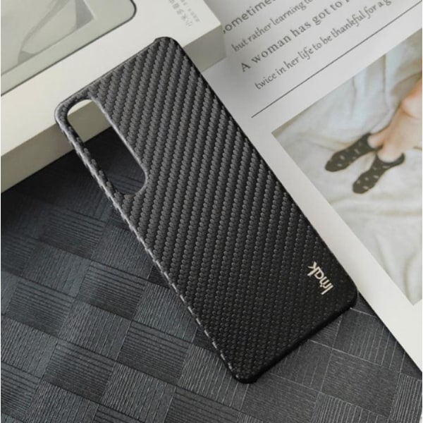 IMAK Sony Xperia 5 IV Skal Carbon Fiber Ruiyi - Svart