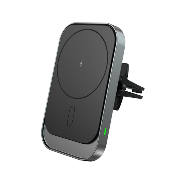 CW19 Magnetisk Magsafe Bilhållare Luftventil - Svart Svart