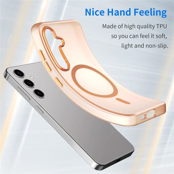 Mobilskal till Galaxy S25 Plus/S24 Plus MagSafe Frost - Orange Orange
