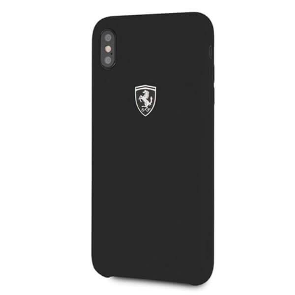 Ferrari Cover iPhone Xs Max Silicone Off track - musta Black