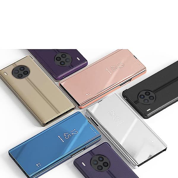 Huawei Nova 8i Fodral Clear View Flip - Svart Black