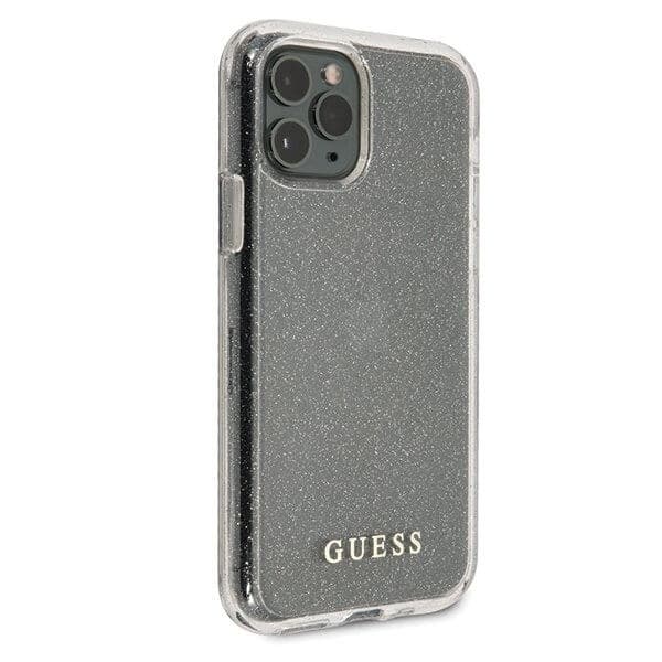 Guess iPhone 11 Pro Max -kotelo Glitter - Silver Silver