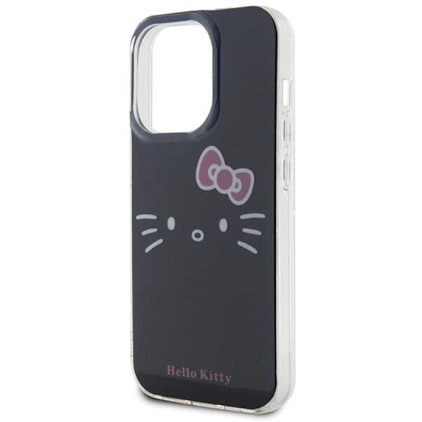 Hello Kitty iPhone 15 Pro Max Mobilskal IML Kitty Face - Svart Svart