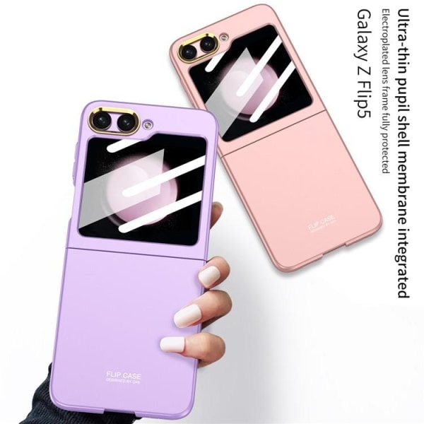 GKK Galaxy Z Flip 5 Mobilcover Stødsikker - Pink