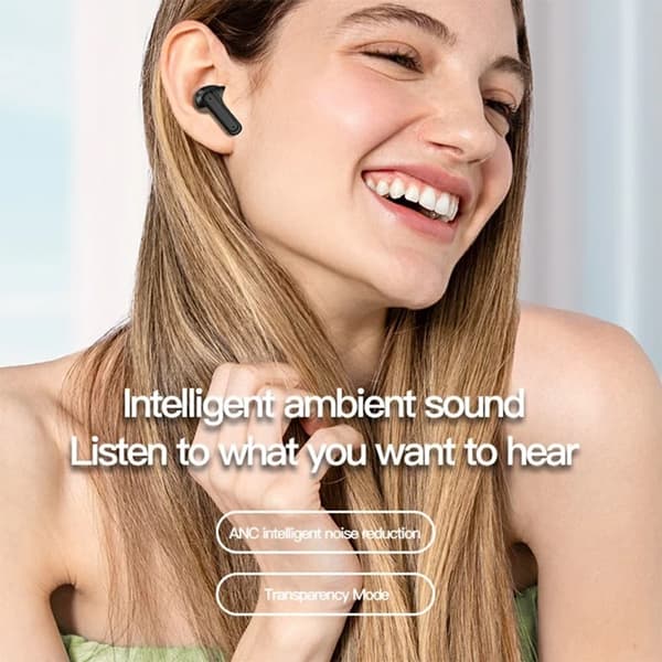 TWS Trådlösa Bluetooth-Hörlurar In-Ear BY16 5.4 Noise-Cancelling