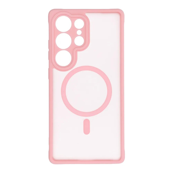 Mobilskal till Galaxy S25 Plus MagSafe Full Matte - Ljusrosa Rosa