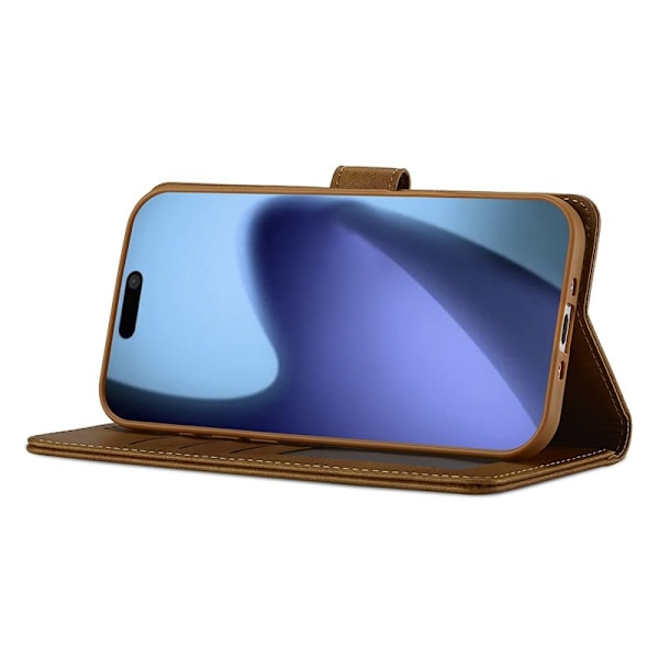 LC.IMEEKE iPhone Air Plånboksfodral Konstläder - Ställfunktion - Gul