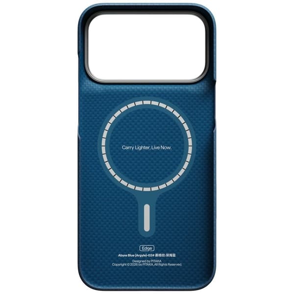 PITAKA Mobilskal För iPhone 18 Pro Max/17 Pro Max Magsafe Edge Argyle