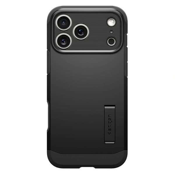 Spigen telefontaske til iPhone 17 Pro Magsafe Tough Armor - Sort Svart