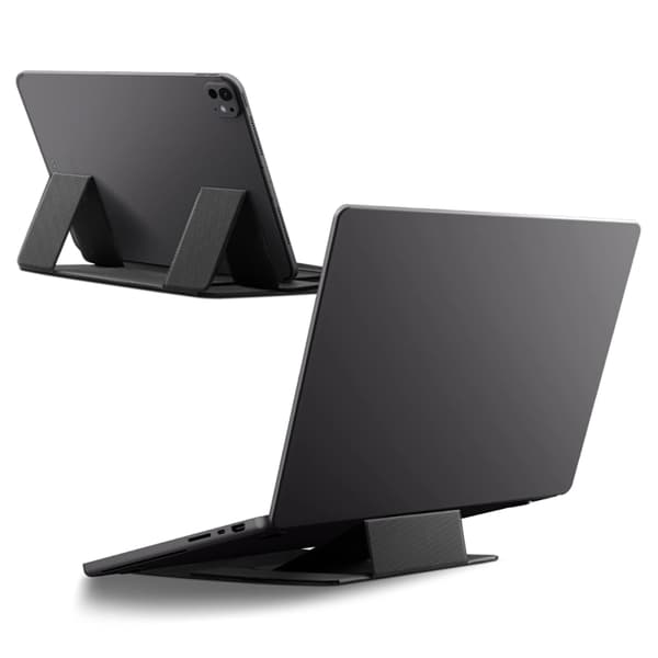 Spigen Laptop och Surfplattaställ Slimfold LD201-S8 - Rymdgrå Grå