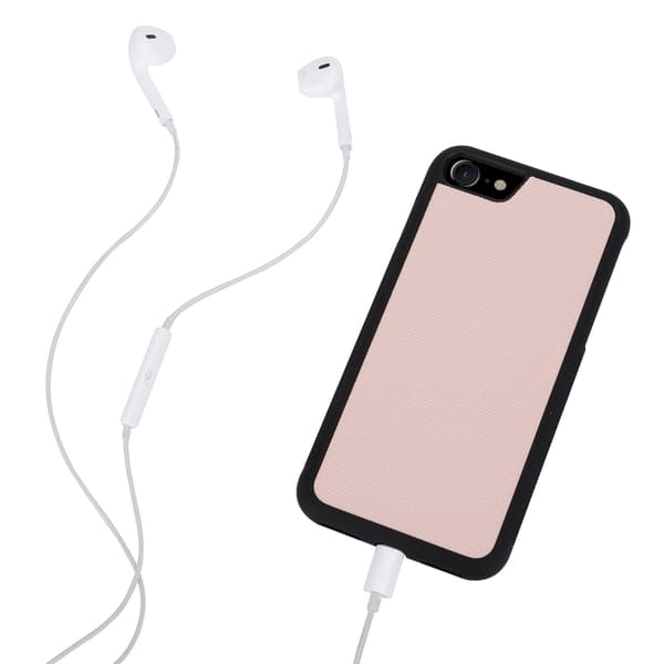 Boom Saffiano Taske til iPhone 6/7/8/SE 2020 - Lyserød Pink