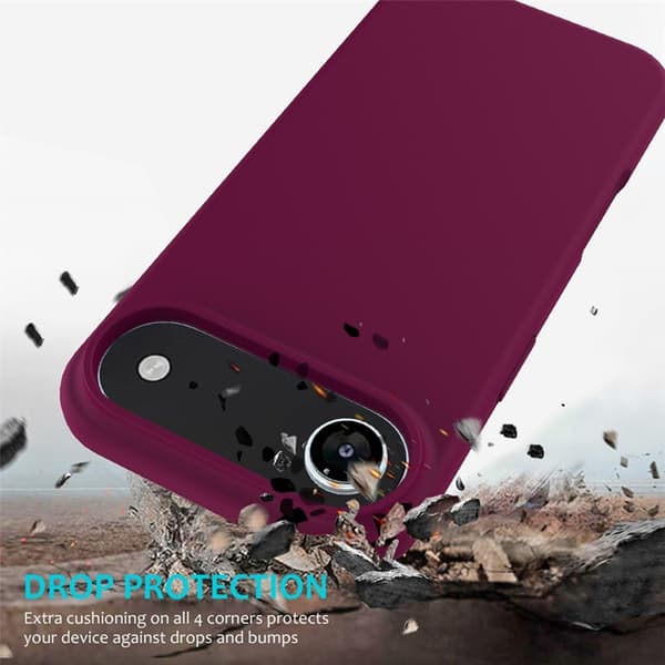 Mobilskal till iPhone Air Liquid Silikon - Vinröd Vinröd