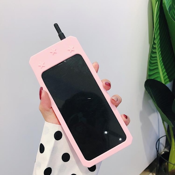 Retro Skal iPhone 11 - Rosa Rosa