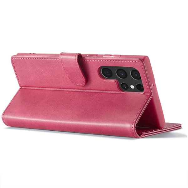 LC.IMEEKE Samsung Galaxy S25 Ultra Plånboksfodral Konstläder - Rosa
