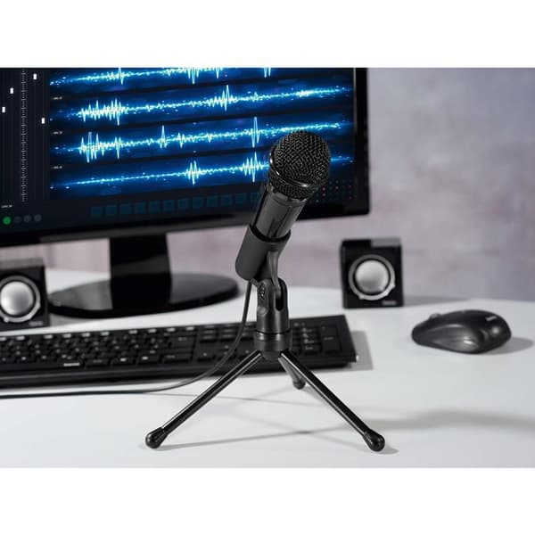 Hama Mikrofon Allround MIC-P35 3.5mm - Svart Svart