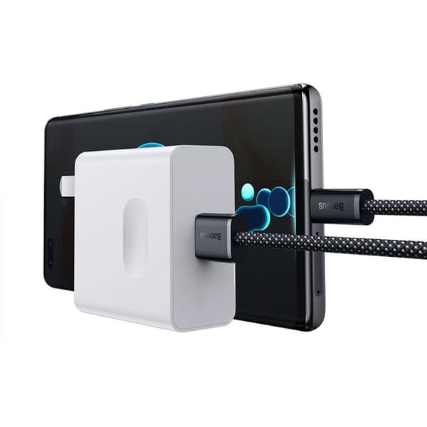 Baseus Dynamic USB-A til USB-C Kabel 100W 1m - Grå Grå