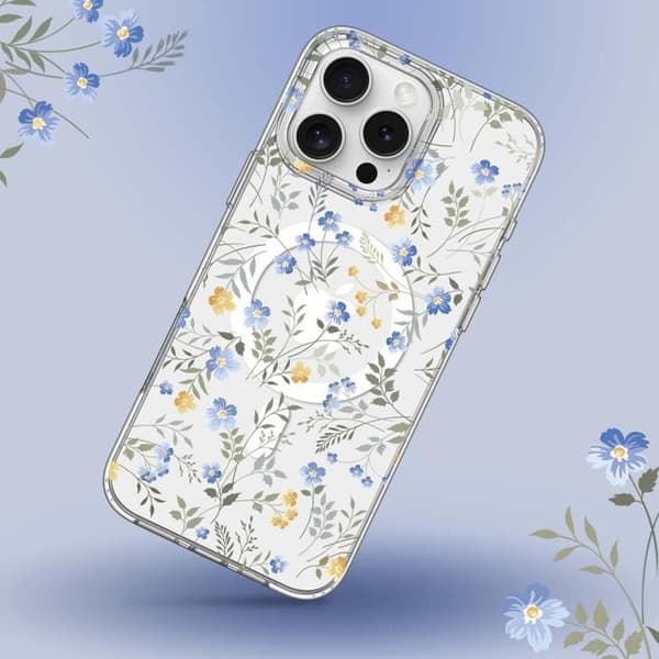 Tech-Protect Mobilskal till iPhone 16 Pro Magsafe Magmood - Spring Flowers Flerfärgad