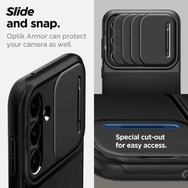 Spigen Galaxy S23 FE Mobile Cover Optik Armor - musta