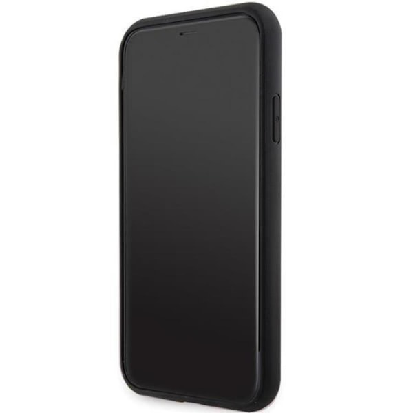 Guess iPhone 11/XR Mobilskal Magsafe Cube Stripes - Svart Svart