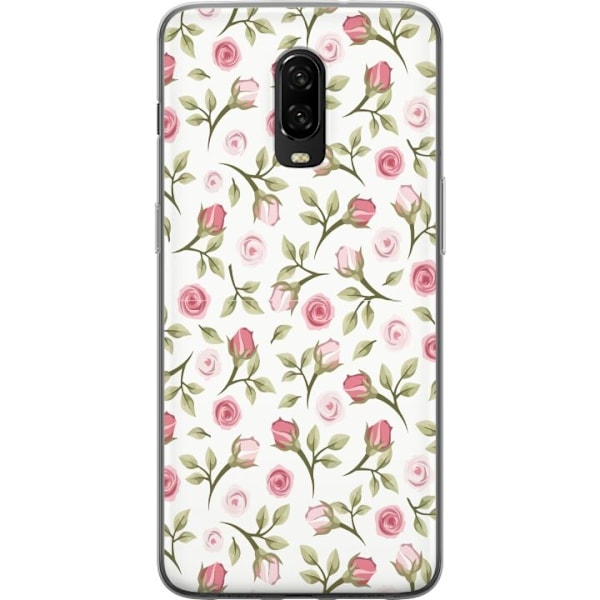 Mobilcover til OnePlus 6T med Blomstret