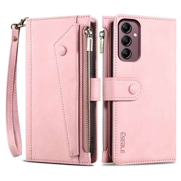 ESEBLE Star Series Samsung Galaxy S25 Plånboksfodral Konstläder - Roséguld
