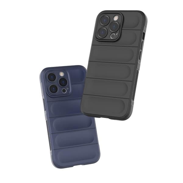 iPhone 13 Pro Skal Magic Shield Flexible Armored - Mörkblå Blå