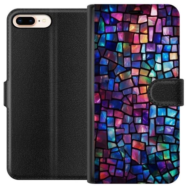 Plånboksfodral till Apple iPhone 8 Plus med Disco