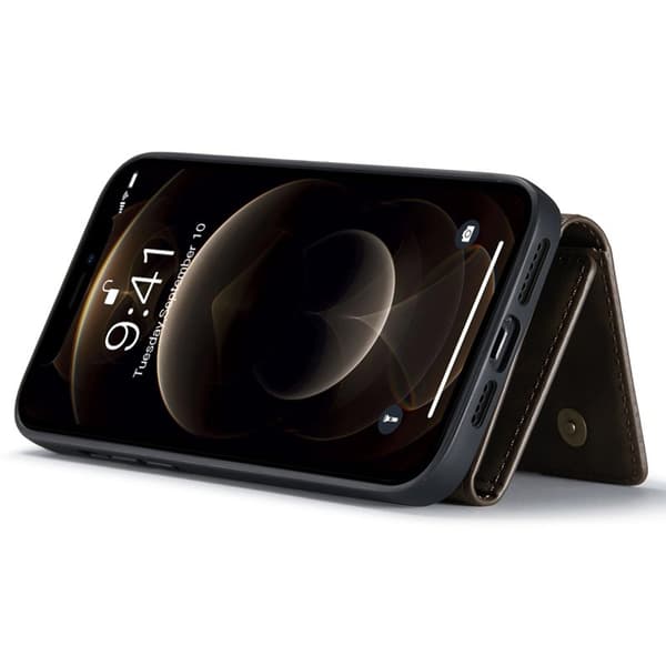 DG.MING M1 Series Mobilskal till iPhone 14 Plus 2-i-1 Magnetiskt Brun