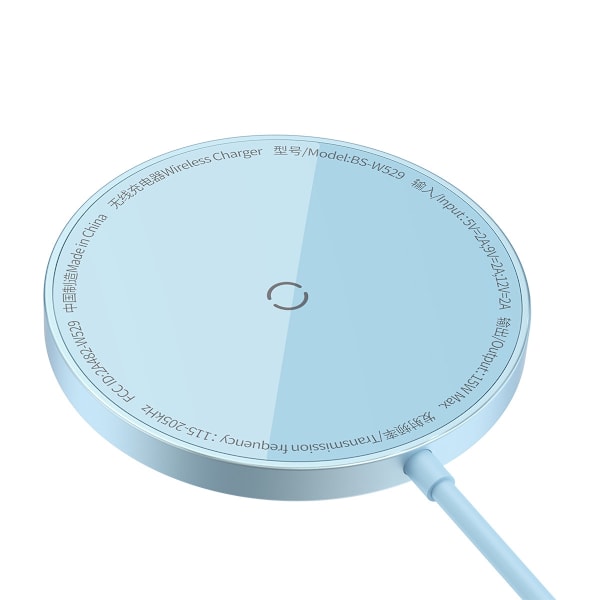 Baseus MagSafe Trådlös Laddare Simple Mini3 - Blå Blå