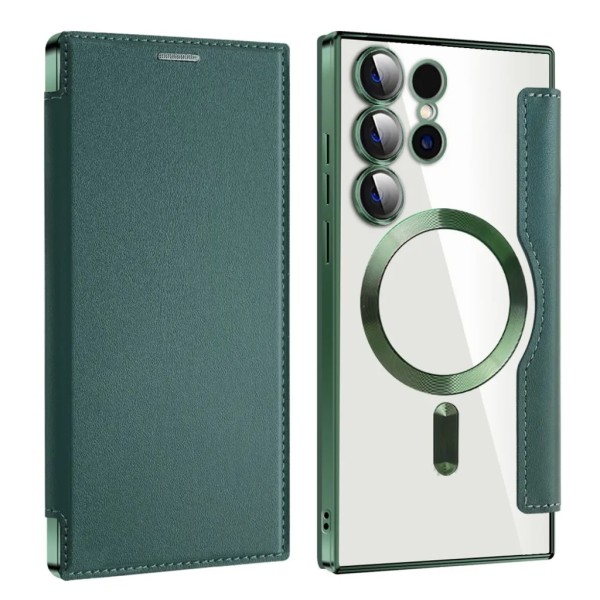 Galaxy S24 Ultra Wallet Case Magsafe - vihreä