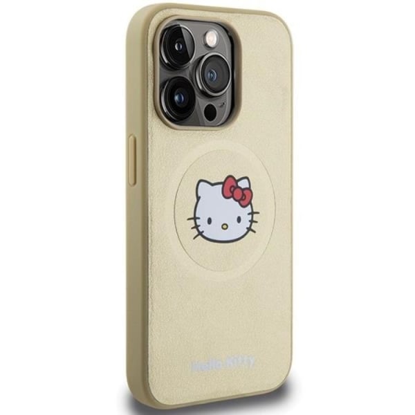 Hello Kitty iPhone 15 Pro Max matkapuhelimen kansi Magsafe nahkainen Kitty Head