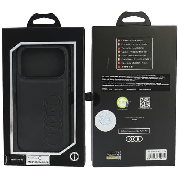 Audi Mobilskal För iPhone 18 Pro/17 Pro Magsafe TT - Svart