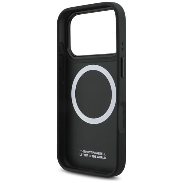 BMW Telefontaske til iPhone 17 Pro MagSafe M Quiltet Logo - Sort