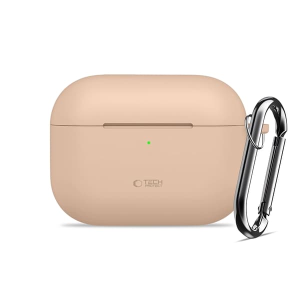 Tech-Protect Apple Airpods Pro 3 Taske Silikonekrog - Kaffelatte Rosa