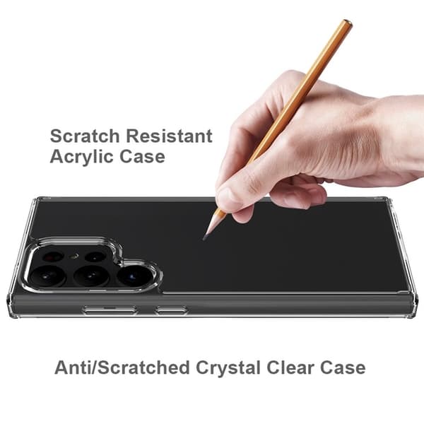 Mobilskal till Galaxy S23 Ultra Anti-yellowing - Clear Transparent