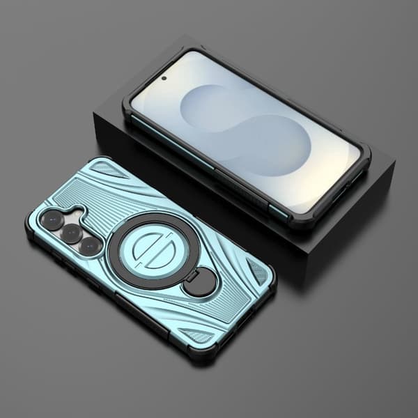 Mobilskal för Samsung Galaxy S26 Plus Magnetiskt Kickstand TPU - Ljusblå