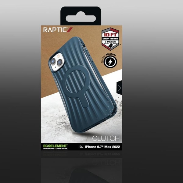 Raptic iPhone 14 Plus Cover Magsafe Clutch - Blå