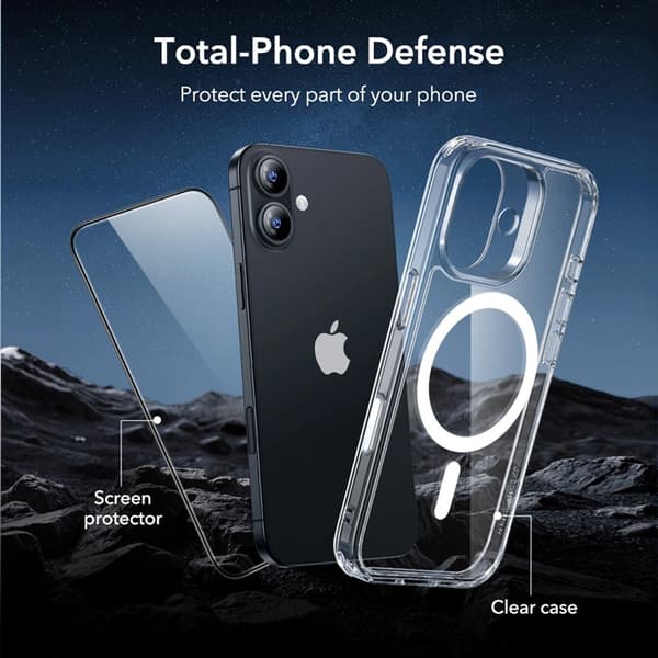 ESR Mobilskal till iPhone 17 Magsafe Classic Hybird - Clear Transparent
