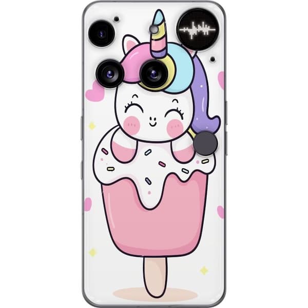 Telefontaske til Nothing Phone (3) med Happy Unicorn
