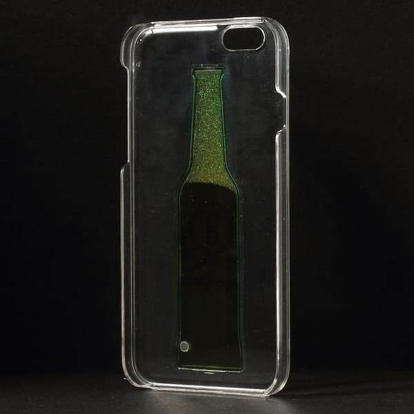 BaksideSkal till Apple iPhone 6 / 6S  - Liquid Beer Bottle (Green) Grön