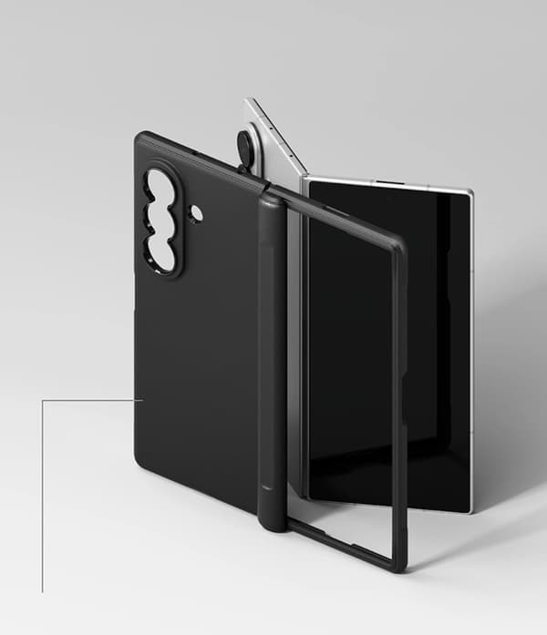 Ringke Mobilskal För Galaxy Z Fold 8 Ultra Magsafe Onyx Flap - Svart