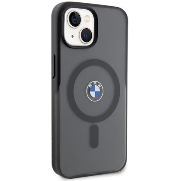 BMW iPhone 15 Plus/14 Plus Mobilskal Magafe IML Signature - Svart Svart