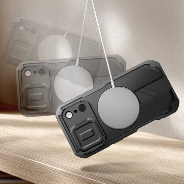Tech-Protect Telefontaske til iPhone 17 Pro Magsafe Kevlar - Sort Svart