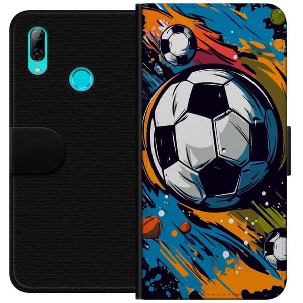 Plånboksfodral till Huawei P smart 2019 med Fotbollar