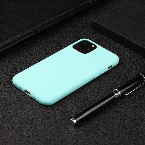 iPhone 15 Pro Mobilskal TPU Matte Slim-Fit - Cyan