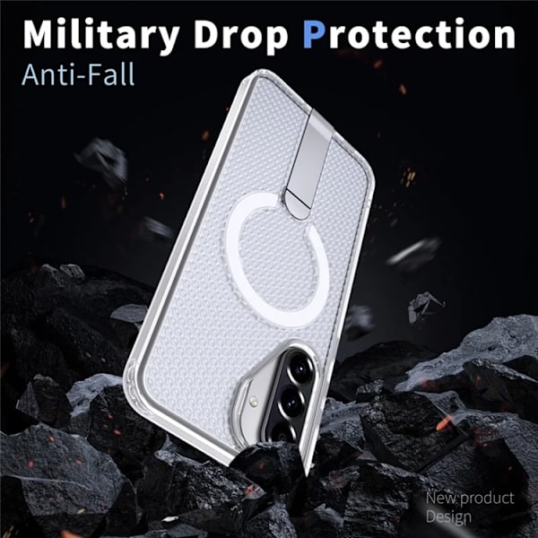 Mobilskal till Galaxy A56 5G Magsafe Grid Texture Transparent