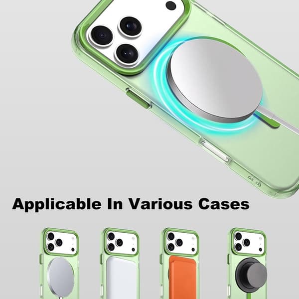IMAK Mobilskal till iPhone 17 Pro Max MagSafe Anti Drop - Grön Grön