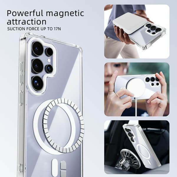 ABEEL Mobilskal till Samsung Galaxy S25+ MagSafe Anti Scratch Svart