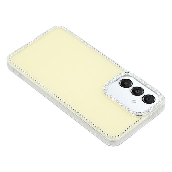 Rhinestone Samsung Galaxy S26 Skal TPU + PC - Glitter Ljusgul